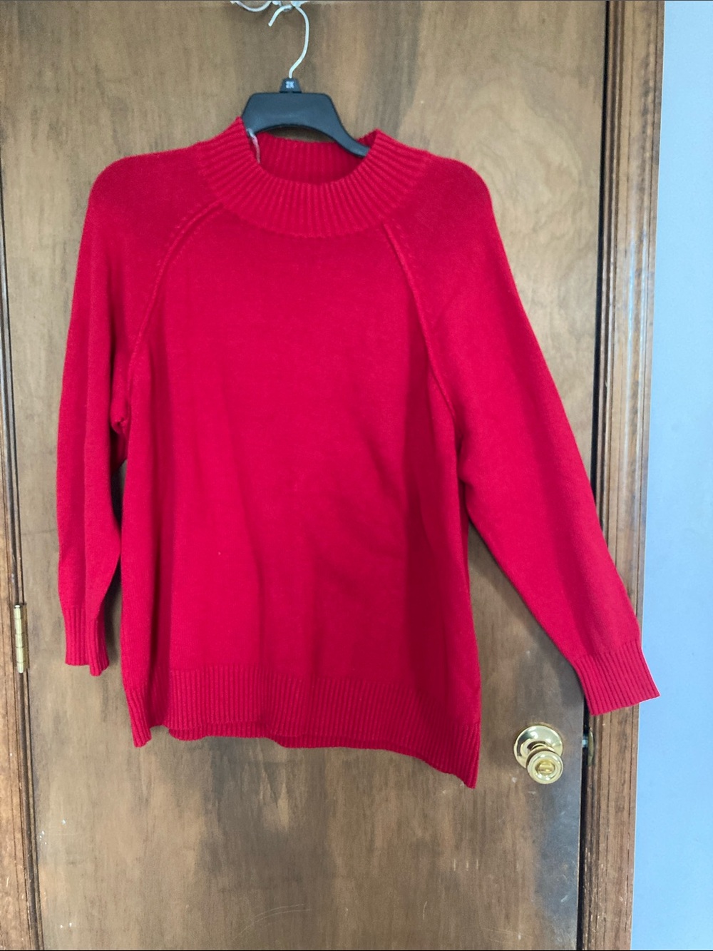 89th & Madison jester red sweater 3X